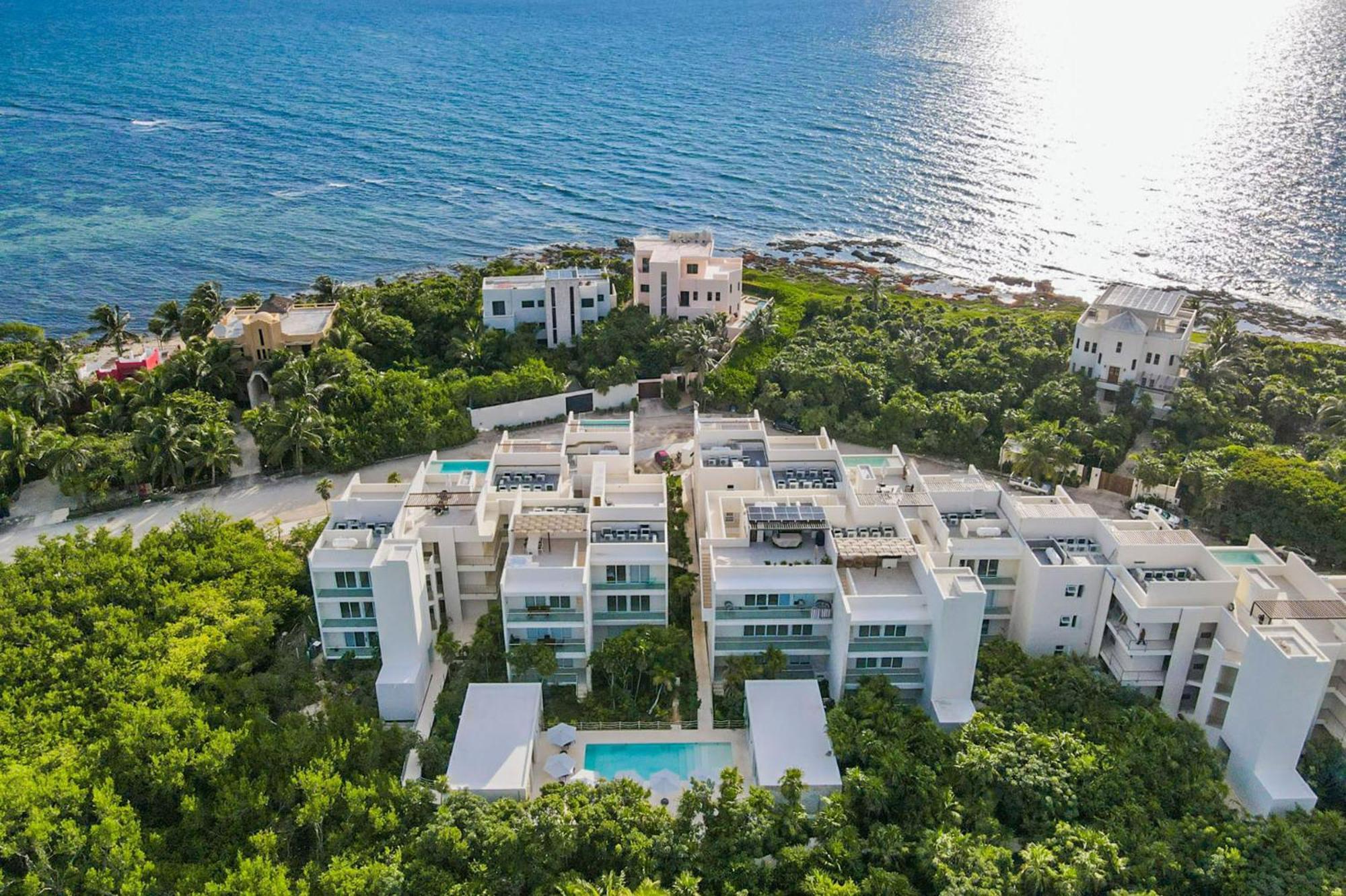 Santamar By Tao Beach Condos With Pool & Walk To Ocean Akumal Cameră foto